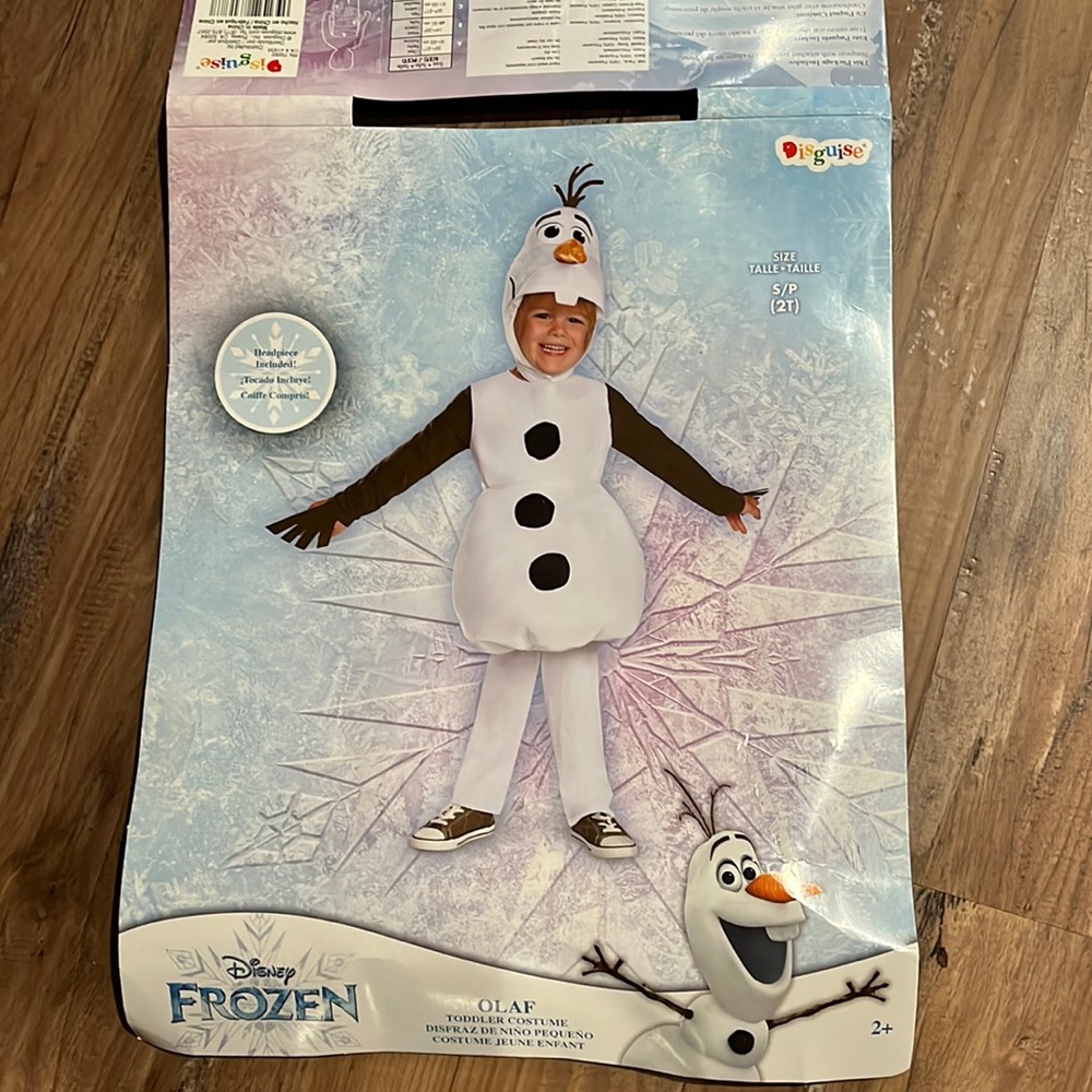 Toddler Olaf costume